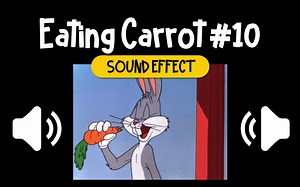 吃萝卜 #10 咬 啃 嚼 食物 蔬菜 音效 (HQ)