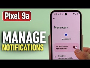 How to Turn On and Off Text Message Notifications on Google Pixel 9a