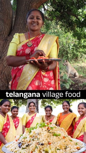 Telangana Village Food on Instagram: "Veg Pulao Recipe village style watch full video on YouTube link in bio  This Video Sponcer By Gopal Paravatha and Family From USA"