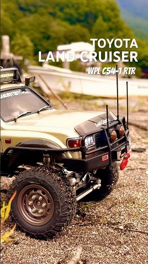 WPL C54-1 RTR 砂浜のオフロード走行動画#WPL #C54-1 #landcruiser