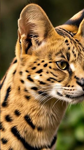 Savannah Cat ❤️one of the biggest domestic cat breeds, A hybrid breed (domestic cat × serval)