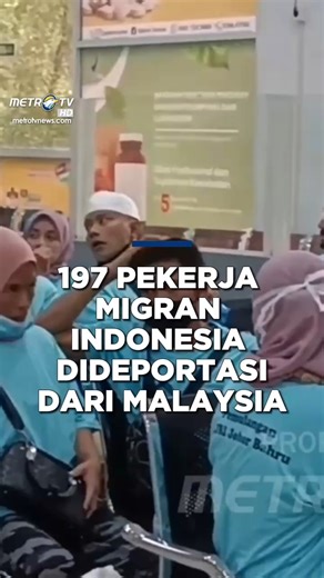 Metrotv Indonesia on Instagram: "Badan Pelindungan Pekerja Migran Indonesia (BP3MI) Riau melalui P3MI Kota Dumai telah menerima pemulangan sebanyak 197 Pekerja Migran Indonesia (PMI) yang dideportasi dari Malaysia. Pemulangan para PMI dengan status nonprosedural ini berlangsung selama dua hari melalui Pelabuhan Internasional Dumai. Mayoritas PMI yang dipulangkan diketahui bekerja di berbagai sektor di Malaysia, dan dideportasi karena statusnya yang nonprosedural dan melanggar aturan keimigrasian