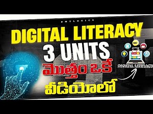 Digital Literacy Total 3 Units Class in One Video | 2nd Sem Skill Paper Digital Literacy Classes