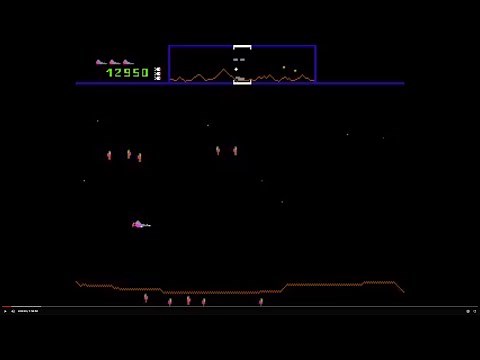 Williams Defender arcade. Clock 1 million, clock waves, pick up all 10 + a humanoid trick.
