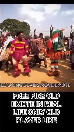 free fire old emote im real life
