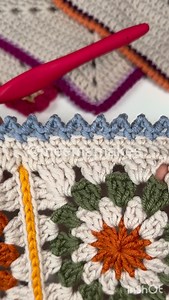 Here is a peek at this week’s YouTube tutorial. It covers 4 easy crochet borders that work for any blanket pattern and any stitch count! This one is number 3, the picot border. There are lots of ways of making a picot stitch in crochet and this one gives very pointy points so is one of my faves! Find the full tutorial on my YouTube channel https://youtu.be/UkN5ny5D6Qg?si=bHRzuHe3ule-kLiM #crochettutorial #crochetborder #crocheting | Meema Makes
