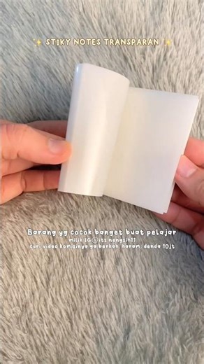 transparent notes🎀