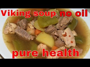 amazing viking soup cooking outdoor authentic way with authentic ingredients