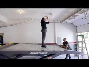 Raising Garage Door Tracks & Installing Liftmaster 8500 Opener