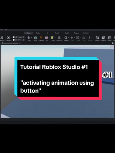 Tutorial Roblox Studio #1