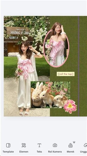 ❤️aesthetic canva design template for feeds - pink blossom diary❤️
