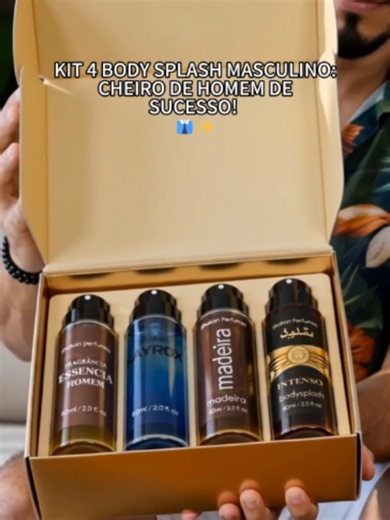 Kit Perfumes Body Splash Masculino: Como escolher o melhor kit