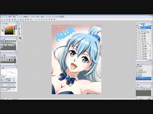 《メイキング》即興AQUA(openCanvas)