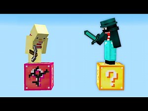 Minecraft Manhunt, But There's Only 1 Lucky Block...