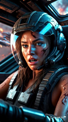 Space Battle in 5s 🚀⚔️ | AI Animation #aishorts