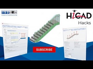 HiCAD Hacks: Bar Railing & Sheet Metal Stringer on Concrete Stairs in Record Time
