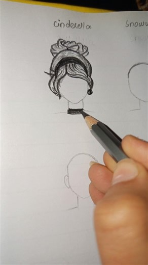 How to draw hair disney princesses (Cinderella, snow white, Elsa ) #howtodraw #tutorial #LavSketch