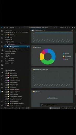 I built a whole Analytics Dashboard inside VS Code