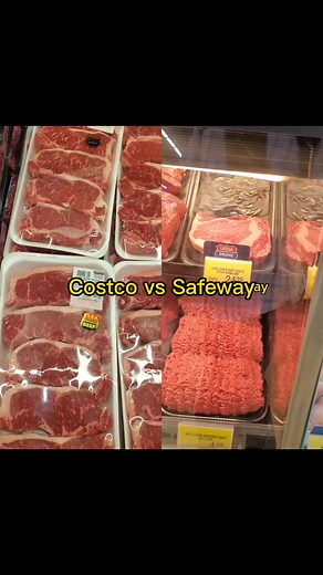 Costco vs Safeway meat department. Costco meat is better quality and better price. I made a reel so you can see for your self and decide. #Costco #meat #food #reels #longmont #Colorado | Tae Kim