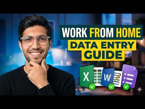 Data Entry Tutorial for Beginners | Work from Home Data Entry Job