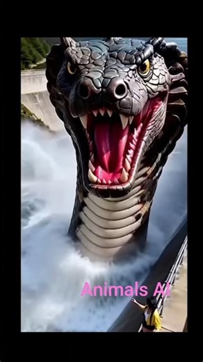 “Giant Snake Emerges From the River! 😱🔥 Unreal Transformation”