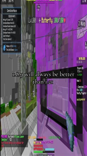 Hypixel Skyblock: Why Version 1.8.9 is Superior to 1.21