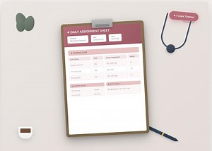 Nurse Assignment Sheet PDF Bundle | 7 Color Themes | Fillable Daily Staffing Template | Charge Nurse | Nurse Shift Report | Instant Download - Etsy