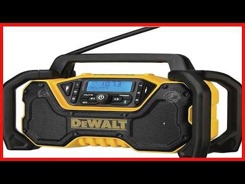 DEWALT 12V/20V MAX Bluetooth Jobsite Radio: Rugged Sound for Every Worksite