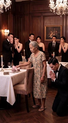 Diusir Dari Meja VIP, Nenek Ini Keluarkan Uang Cash... Pelayan Langsung Sujud! 😱 #shorts