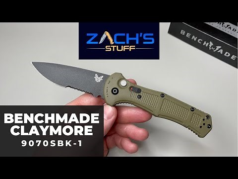 New ~ Benchmade Claymore Auto Knife (9070SBK-1)
