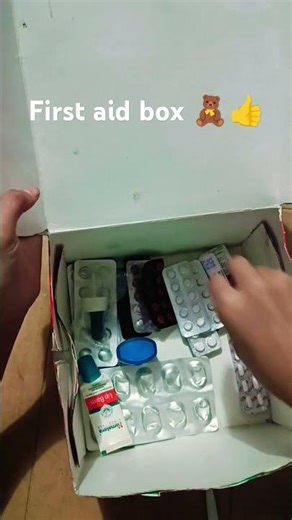 DIY first aid box 👍#youtube #art 🤗👌💝