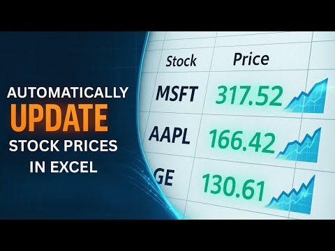 Stock Data in Excel - Import Complete Market Data with MarketXLS