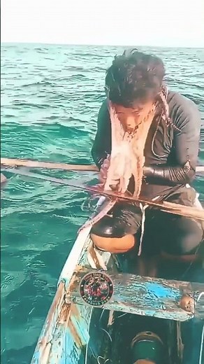 i got pet sea monster#fishing #film #maa #animalwalk