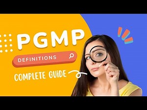 PgMP Exam - All the Definitions and Terminologies You Need To Know