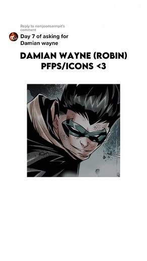Damian Wayne Robin Profile Pictures & Icons Collection
