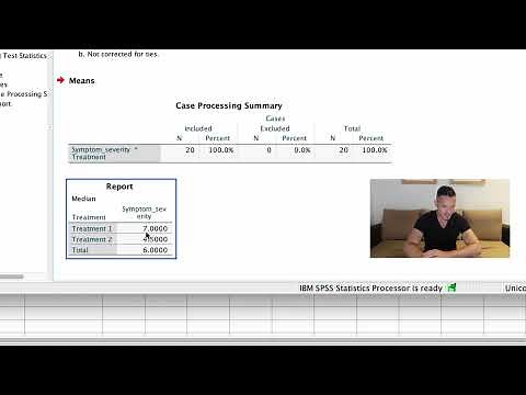Mann–Whitney U test on SPSS (Version 29) + Example Results Section