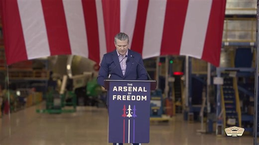 As part of Secretary of War Pete Hegseth's Arsenal of Freedom Tour earlier this week, he addressed commercial and industry partners, framing space as the decisive warfighting domain. He emphasized that American space dominance relies on empowering the defense industrial base to outpace adversaries. | U.S. Space Command