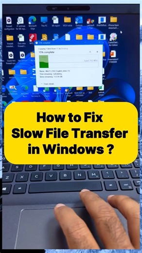 How to fix slow files transfer issue on windows PC! #pctipsandtricks #Techtips #window11 #pctips