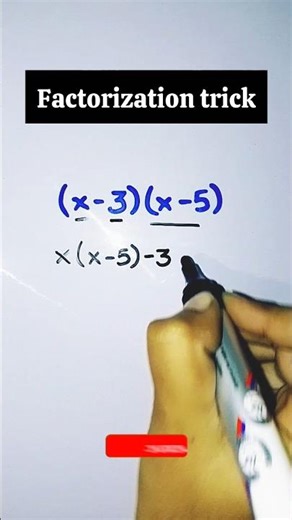 How to #solve #factorization #question #easy #trick #method #maths #factorise #shorts