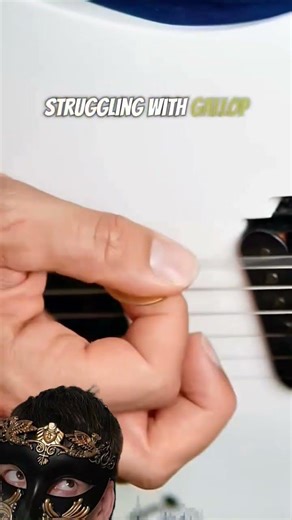 Struggle with Gallop Rhythm? #guitartips #guitar #pratice.