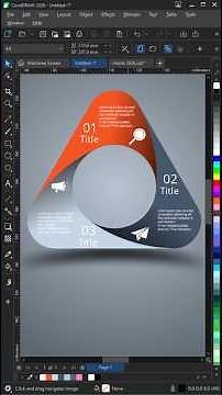 How to design professional infographics in CorelDRAW #tutorial #graphicdesign #coreldraw