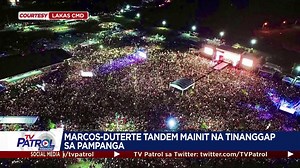 Pinangunahan ni dating pangulong Gloria Macapagal Arroyo ang kampanya ng tambalang Marcos-Duterte sa Pampanga. Nagreklamo naman ang tourism officer ng San Fernando dahil sa iniwang basura at kalat galing sa campaign rally ng UniTeam. #Halalan2022 | TV Patrol