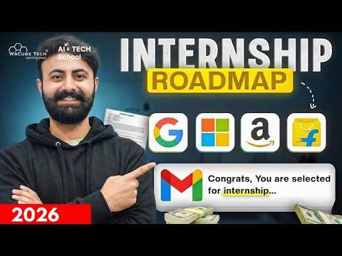 FULL Internship Roadmap 2026 🚀 | Avoid These Traps & Get Paid