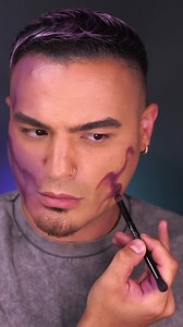 2.6K views · 57 reactions | Holographic duochrome skull  Full skull makeup tutorial and how to is up on the channel 酪 #makeup #makeuptutorial #skulls #art #purple #howto | Alex Faction | Facebook