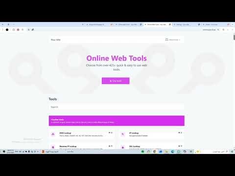 كيفية إنشاء موقع أدوات أونلاين مجانًا | موقع Tools احترافي + سكربت مجاني