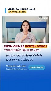 Khám phá ngành Khoa học y sinh tại VNUK 2026 I Tuyển sinh Đại học 2026