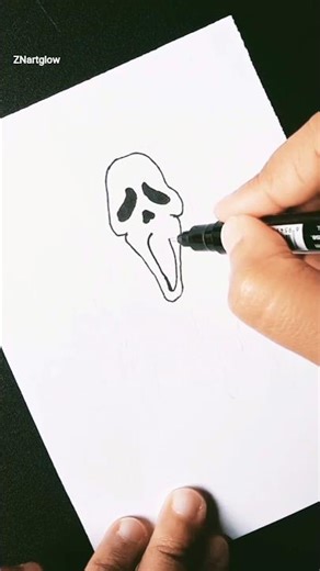 Ghost drawing #drawing #shorts #foryou #ghost