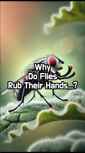 Why Do Flies Rub Their Hands...?