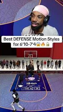 Best Defense Motion Styles for 6’10+😱🔥🔒#nba2k26 #2k26 #2kcommunity #xiblank #gaming #explore