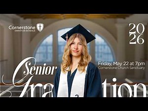 Cornerstone Christian Schools Senior Graduation - Class of 2026